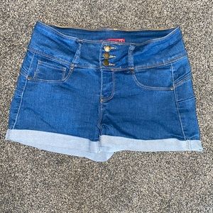 Wax Jeans Butt I Love You Jean Shorts